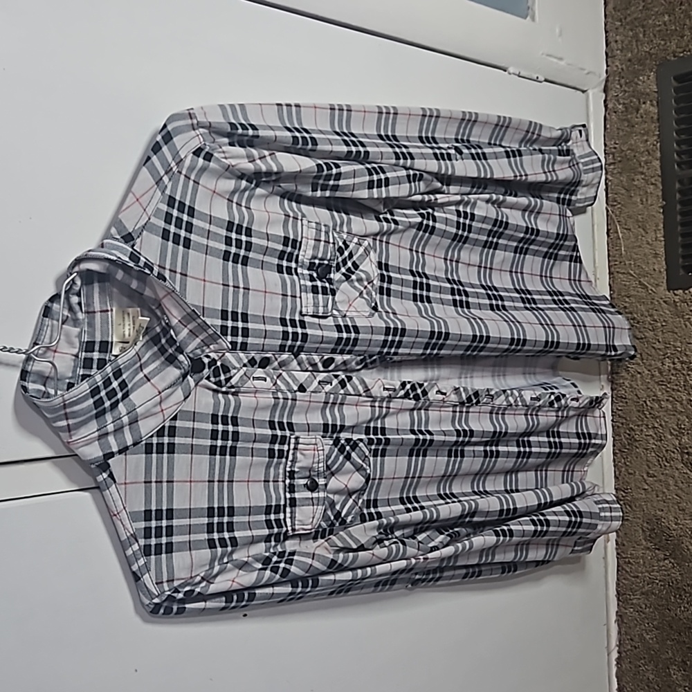 Passport Light Grey Button Up